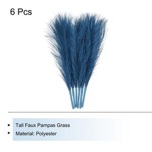 Искусственная пампасная трава, маленькая искусственная пушистая пампасная трава, искусственный наполнитель для вазы для вазы для домашнего офиса Unique Bargains, красный