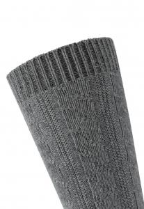Носки выше колена UNISEX COSY WIESN CABLE STITCH camano, серый