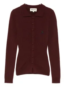 Вязаный кардиган на пуговицах Shushu/Tong, красный