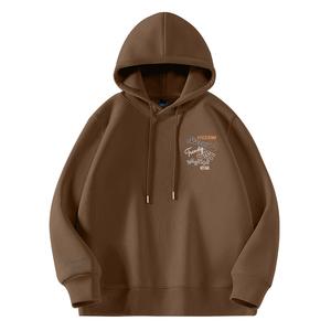 Свитшот Unisex Lapel Moderate Regular WARRIOR, coffee