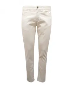 Узкие итальянские брюки Canali, белый