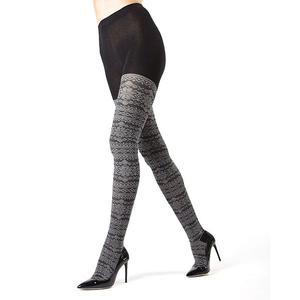 Колготки Selbu sky geometric Memoi, Black