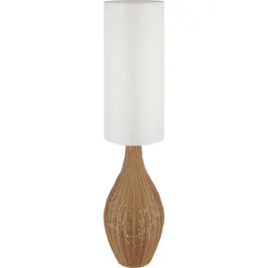 Торшер ANKO E27 1 шт., напольная лампа, ротанговая оптика, для гостиной, спальни, прихожей Nowa, коричневый