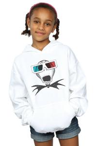 Толстовка с 3D-очками и 3D-очками Джека Скеллингтона «Кошмар перед Рождеством» Disney, белый