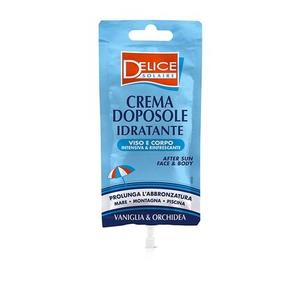 Увлажняющий крем после загара для лица и тела, 50 мл, мини-размер, с маслом ши - дерматологически протестировано, Delice Solaire