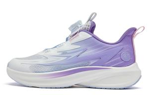 QIAODAN Легкие дышащие кроссовки Light Speed 2.0 с амортизацией, низкие, детские, Jordan, белые, Yu Ying, фиолетовые