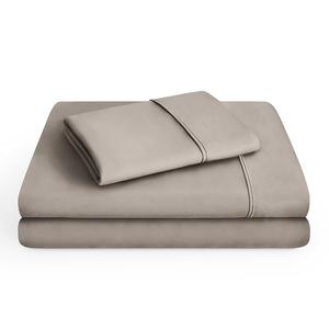 Комплект ультрамягких простыней с двойной щеткой Bare Home, цвет Khaki