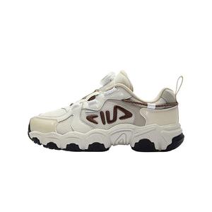 Детские кроссовки с низкой подошвой, противоскользящие, с дышащей поддержкой и защитой от ударов FILA KIDS, белый/серый/розовый