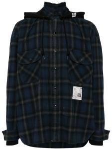 Maison MIHARA YASUHIRO рубашка с длинными рукавами, синий