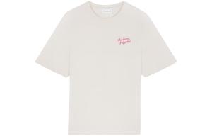 Футболка Maison Kitsuné с вышитым логотипом Maison Kitsune, бежевый