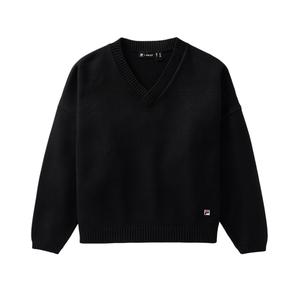 FILA Футболка с рукавом реглан Hailey Athletics для женщин, черная