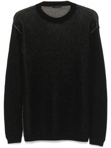 Свитер в рубчик Transit, черный