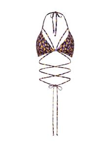 Верх бикини LSCN BY LASCANA, цвет schwarz bedruckt