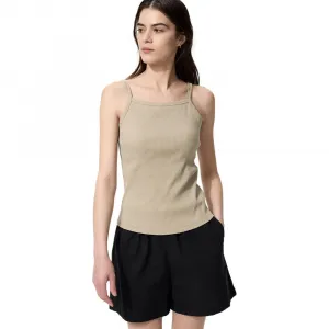 Женская майка UNIQLO, бежевый