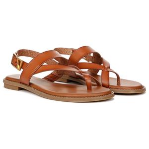 Женские плоские сандалии Gabby Franco Sarto, cognac