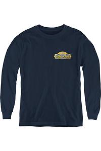 Футболка с длинным рукавом Polar Express для детей "Кондуктор" Gildan, темно-синий