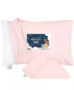 Наволочка для малышей для подушки 13X18, органическая наволочка для малышей, чехол для подушки для путешествий Keababies, розовый
