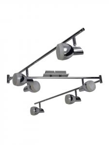 Светодиодный точечный светильник "CHROMEY" в хромированном исполнении - (Д)180 см x (Ш)8 см x (В)13 см - EEK G Näve, Chrome - (L)180 cm x (B)8 cm x (H)13 cm - EEK G