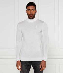Свитер из шерсти Karl Lagerfeld Regular Fit, белый