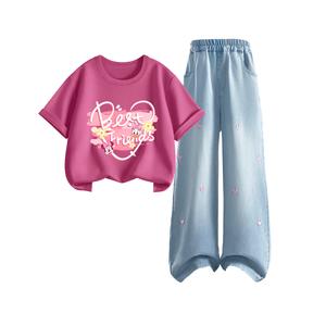 Детская повседневная спортивная одежда Disney, светло-голубой