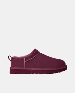 Классические плоские ботинки MICRO для женщин из кожи с подошвой EVA UGG, красный гранат