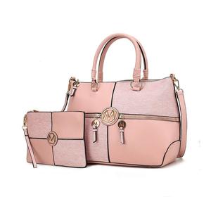 Mkf Collection Maji Женская сумка-саквояж из веганской кожи с ремешком на ремешке от Mia K MKF Collection, розовый