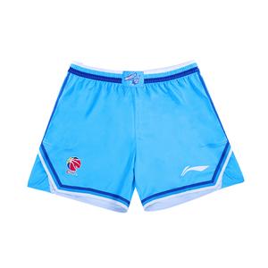LINING Коллекция CBA профессиональные баскетбольные шорты сезон 24-25 Ningbo Team мужские сине-белые