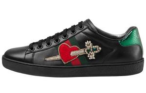 Кеды женские Gucci Ace, черный / красный / зеленый
