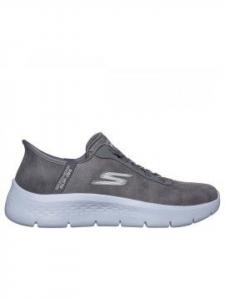 Серые кроссовки-слипоны Skechers Footwear