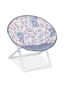 Стул Hängesessel in Blau/ Weiß Relaxdays