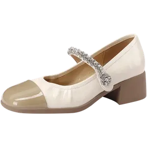 Туфли Мэри Джейн женские Mulinsen, Beige Apricot