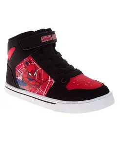 Маленькие и большие мальчики высокие кроссовки Spider-Man