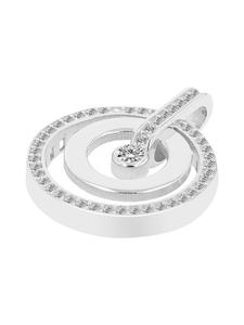 Adeliás Женский кулон из золота 333 пробы с кубическим цирконием в серебре