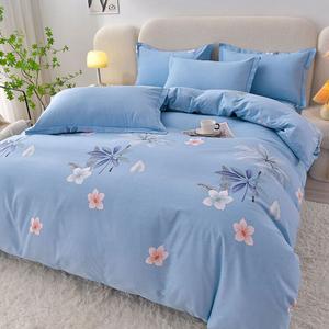 LUOLAI HOME Комплект постельного белья, 4 предмета, простыня, пододеяльник 200x230 см