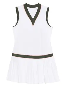 Платье мини с V-образным вырезом Varley, белый