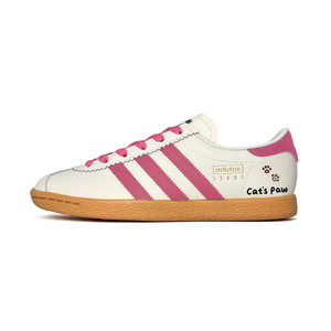 Adidas Originals Stadt Cat's устойчивые к истиранию низкие немецкие армейские кроссовки Unisex Pink