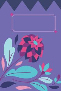 Flowers Journal: colourful journal flowers ,6 x 9 ,119 page , (Independently published)