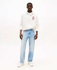 Ковбойские джинсы OTIS мужские классического кроя с посадкой на бедрах Tommy Jeans, светло-голубой