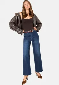 Джинсы-Клеш укороченного кроя Friends Like These, Dark Wash