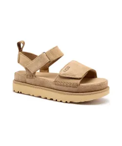 Кожаные сандалии с золотой звездой Ugg, бежевый