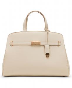 Большая сумка с ремнем и регулируемым плечевым ремнем Anne Klein, White