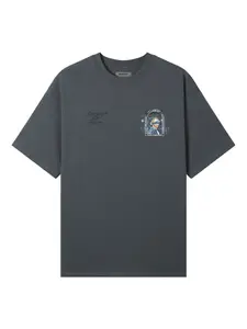 Футболка с принтом Musium Div., серый