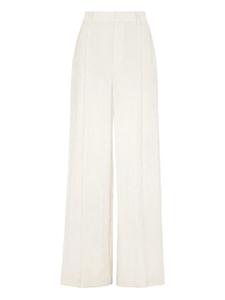 Brunello Cucinelli широкие брюки Sartorial, белый