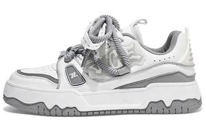 Низкие кеды для скейтбординга Unisex Exclusive Box TCELLARS, Винтажный белый+Подарок