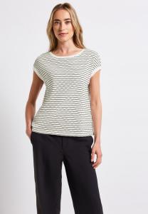 Футболка с принтом Street One, кремовый