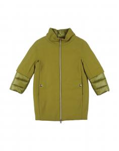 Пальто для девочек Herno, лаймовый