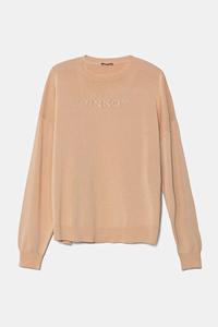 Детский свитер Pinko, оранжевый