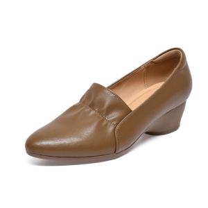 Devanro Женские туфли на высоком каблуке черно-хаки, цвет Khaki