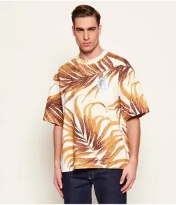 Футболка oversize fit Just Cavalli, бежевый