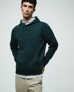 Толстовка с рельефным рисунком Sfera, темно-зеленый